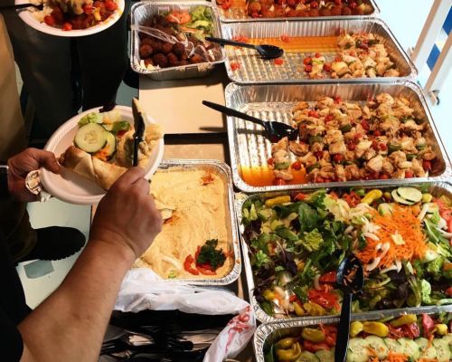 corporate catering package buffet style washington